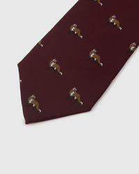 CRIMSON STALLION TIE
