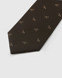 NOIR ZEBRA TIE